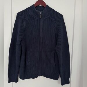 L.L. Bean Navy Cotton Sweater